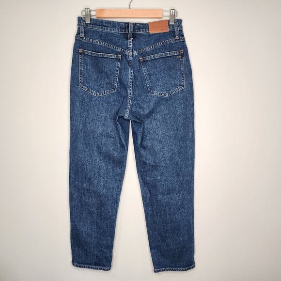 Madewell Tapered Leg Jeans in Bellclaire Wash 26 - Picture 5 of 7